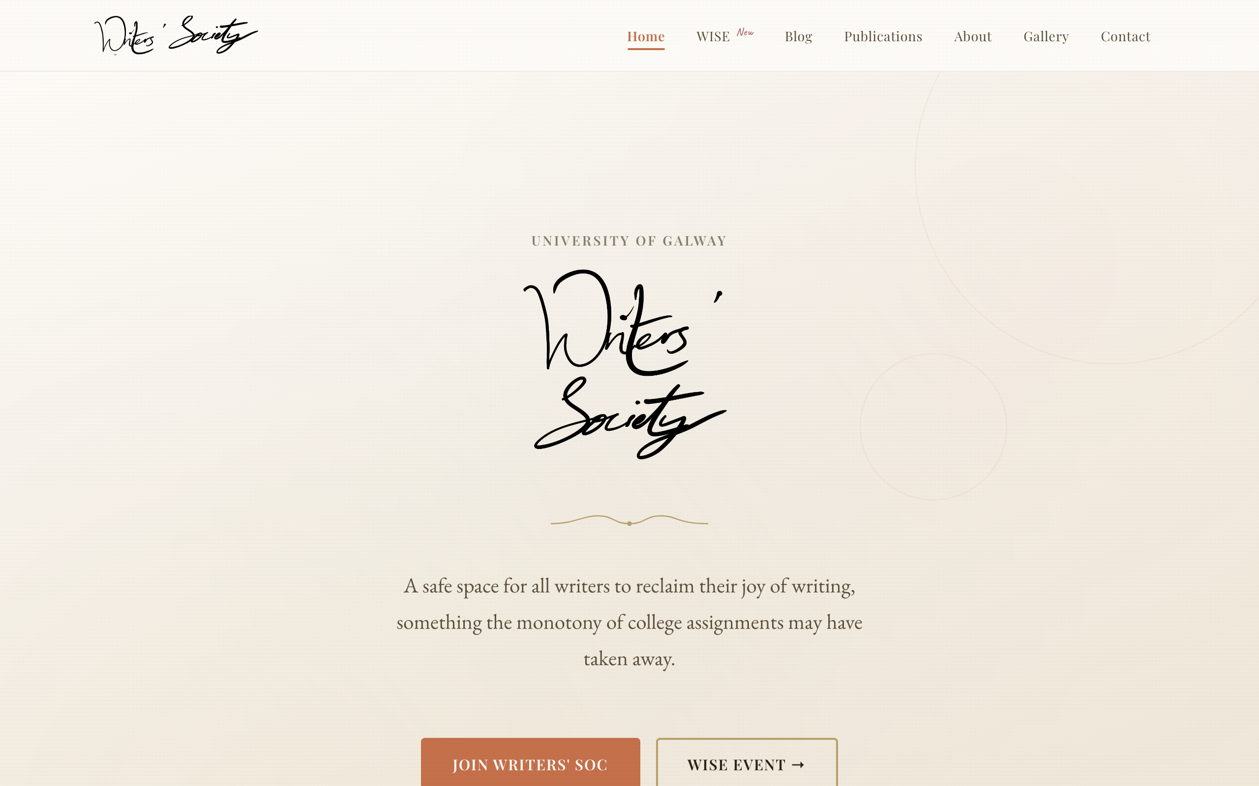 Writers' Society Website